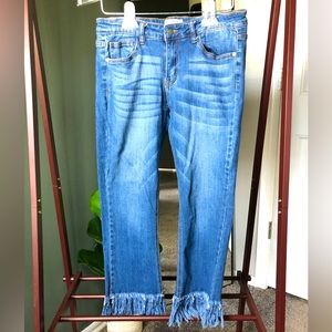 Women’s Judy Blue Fringe Jeans Size 11/30 - true to size